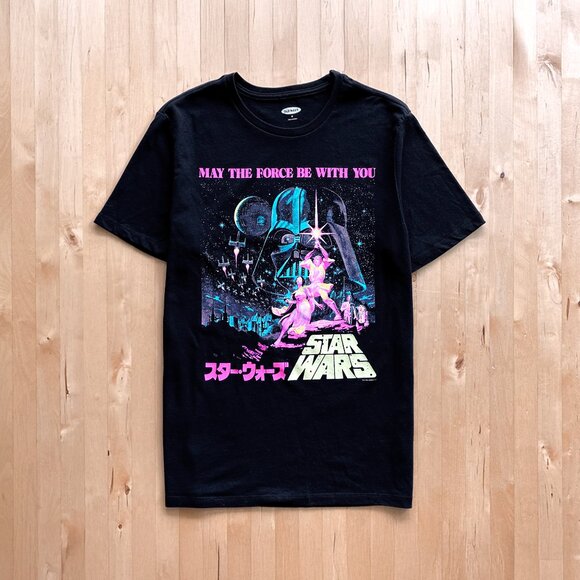 Old Navy x Star Wars T-Shirt Men's Medium - Picture 1 of 3